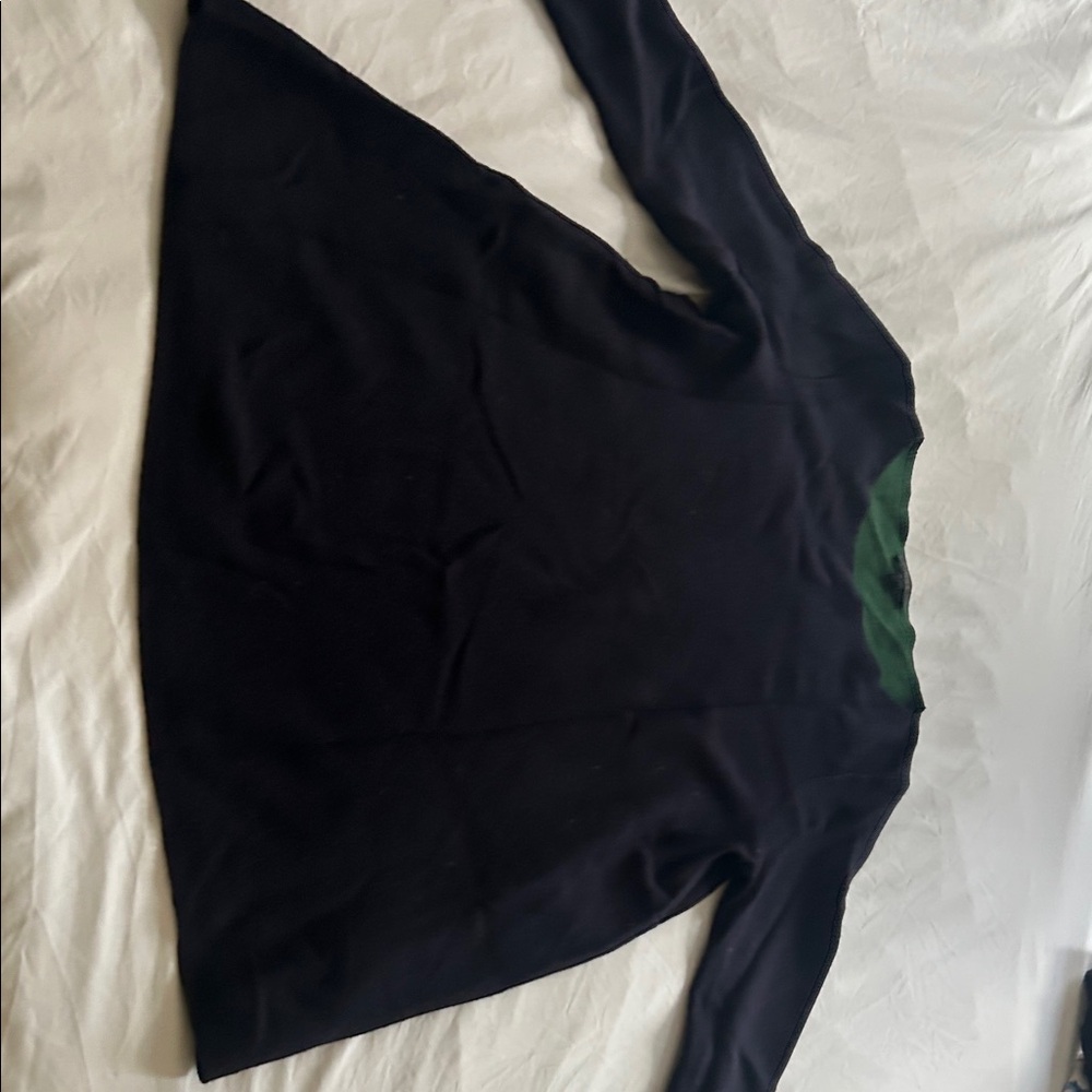 COS Black and Green Mini Dress